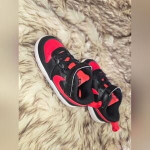 Nike Kids Black and Red Sneakers